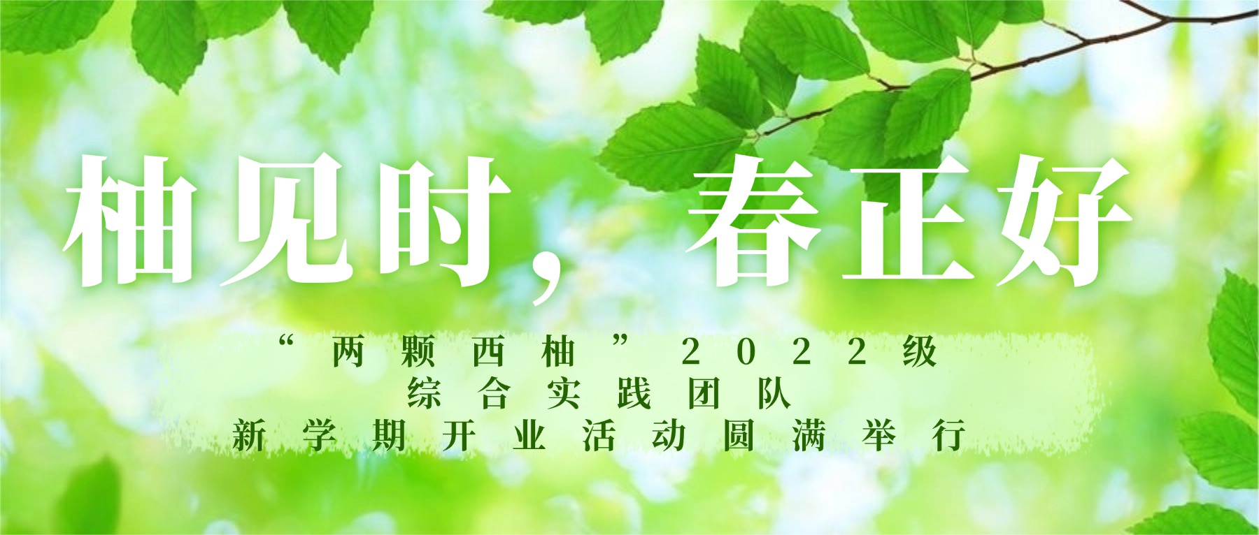 柚见时,春正好|“两颗西柚”2022级综合实践团队新学期开业活动圆满举行